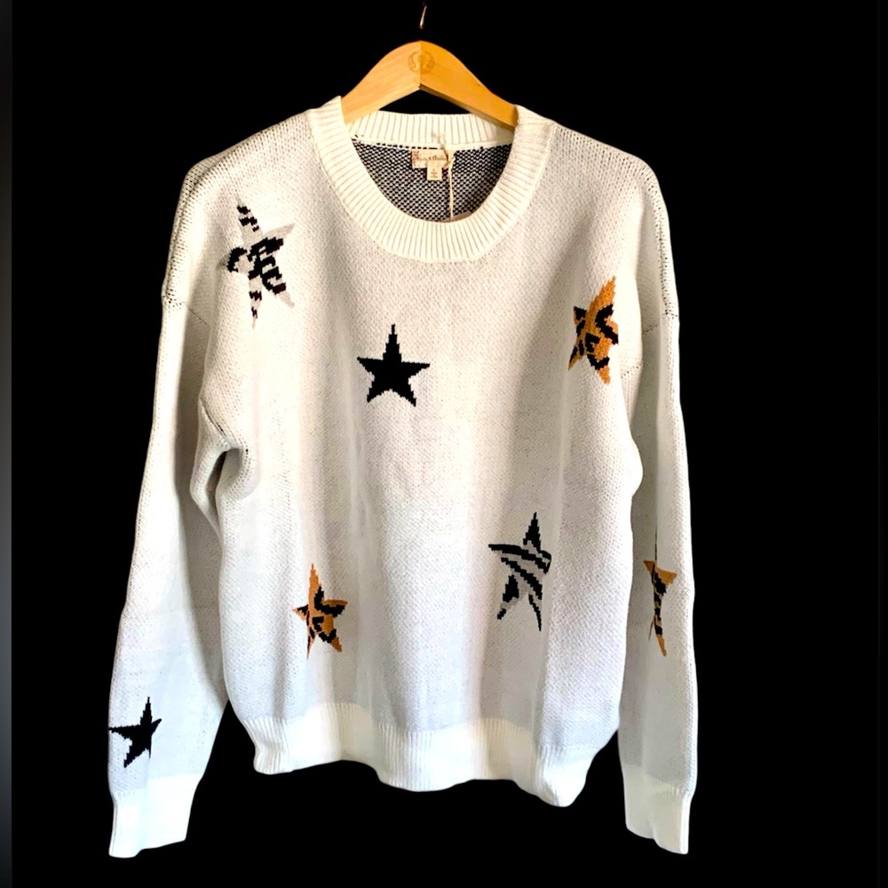 Hem & Thread Oversized Star Sweater Size L up to XL